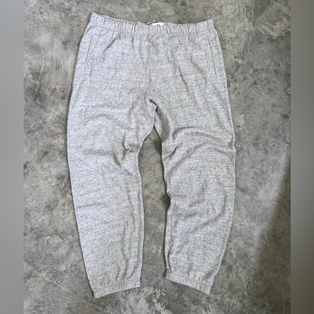 Entireworld Grey Melange Cotton Sweatpants, Type C Version 3, Size XL
